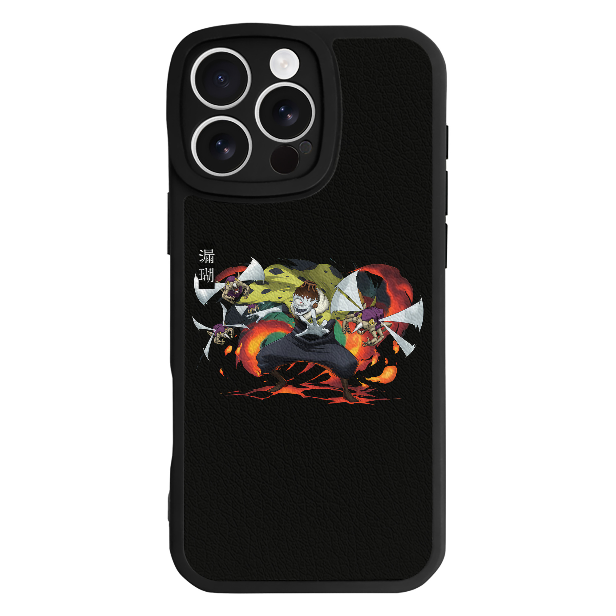 （画像用） 呪術廻戦 Jujutsu Kaisen 【iPhone 16シリーズ対応】シリコンスマホケース（レザー調） 材質：シリコン
